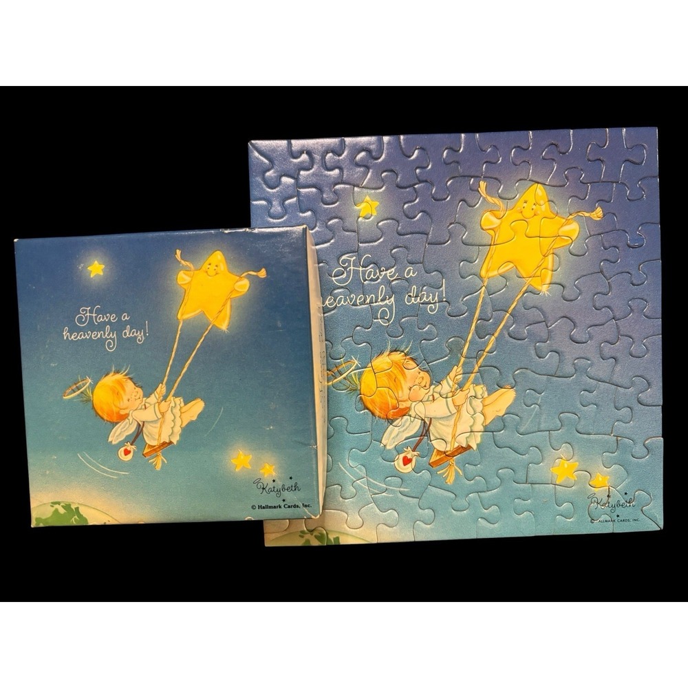 Vintage Springbok Mini Jigsaw Puzzle 'Heavenly Day' 7x7 Katybeth